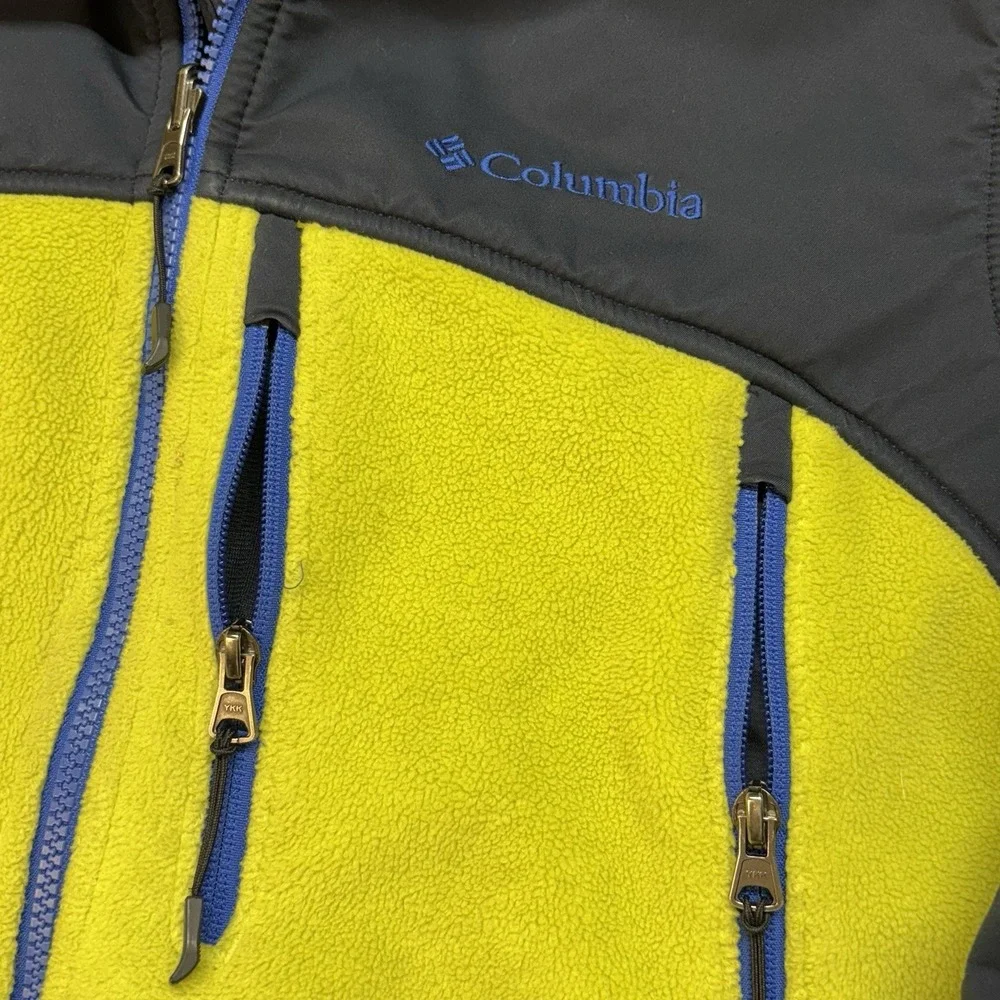 Columbia Jacket Omni WindBlock Omni Heat Men's Large Interchange Full Zip Fleece